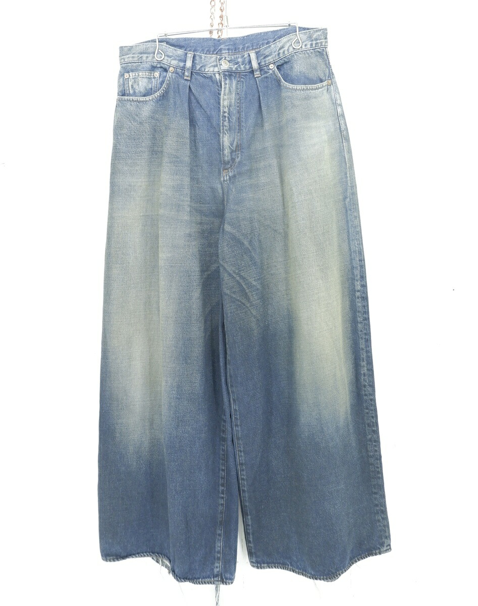 MINEDENIM 24AW GIANT BUGGY DENIM 5POCKET PANTS size：9 マインデニム ジャイアントバギー デニムパンツ ジーンズ インディゴ ダメージ加工 2409-1003 Made in Japan