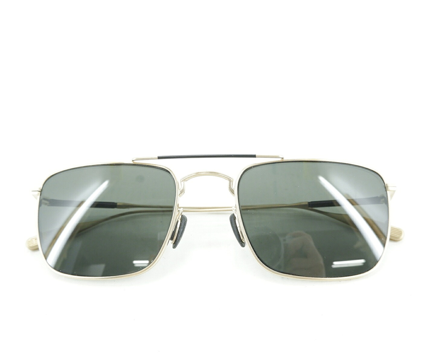 MASUNAGA BIRD SUNGLASSES 増永眼鏡 サングラス 眼鏡 メガネ フレーム ゴールド×ブラック Made in Japan