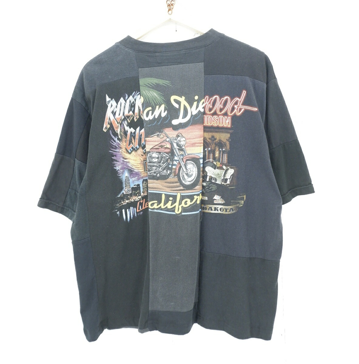 Takaya Hioki S/S VINTAGE REMAKE POCKET Tee size：XL タカヤヒオキ ヴィンテージ リメイク 衣嚢 半袖プルオーバー 黒いこと Made インチ Japan