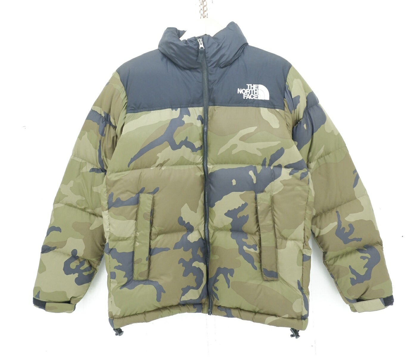 THE NORTH FACE NOVELTY NUPTSE JACKET size：M ザ・ノース・フェイス ノベルティ ヌプシジャケット ダウンジャケット アウター カモフラ 迷彩柄 ノースフェイス ND91842 ゴールドウイン