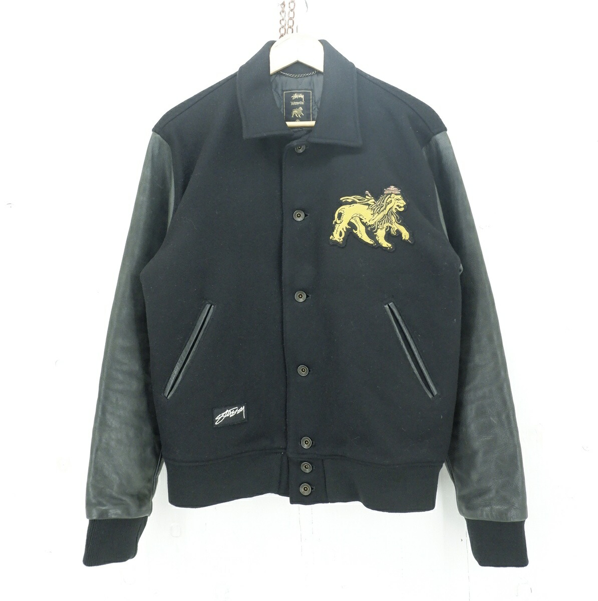 楽天市場】【希少】STUSSY【GB Sport mastermind Skull Varsity Jacket