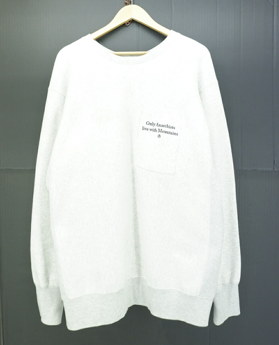 【最終局面切り詰め】MOUNTAIN RESEARCH 23AW 4DAYS REVERSIBLE SWEAT size：書きあらわす絶無 山岳問い合わせ リヴァーシブル 流汗 調教師 薄墨色 3819