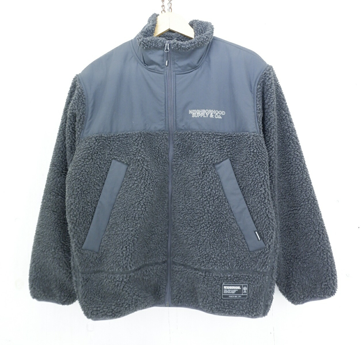 NEIGHBORHOOD 25AW FLEECE JACKET size:M ネイバーフッド フリースジャケット アウター グレー 252SZNH-JKM04