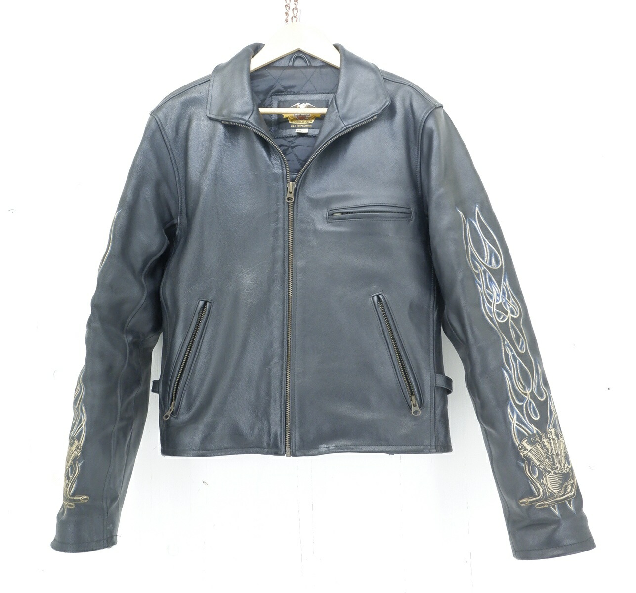 楽天市場】ED HARDY / エドハーディーレザーRIDERS LEATHER JACKET