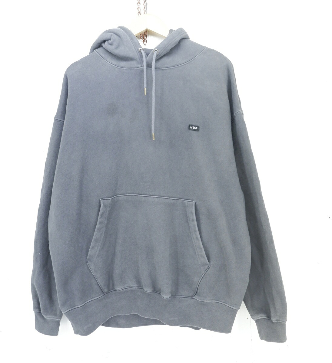 HUF CLASSIC FLEECE HOODIE size：M ハフ 古典派音楽 フリース フーディー パーカー 黒いこと