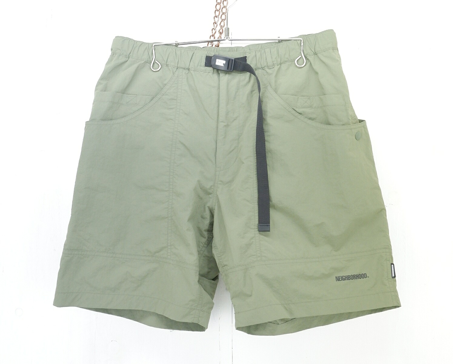 NEIGHBORHOOD 25SS CLIMBING SHORT PANTS size：XL ネイバーフッド クライミング 二分の一ズボン下 遊撃手ズボン下 さる股引き ボトムス オリーブ 251TSNH-PTM04