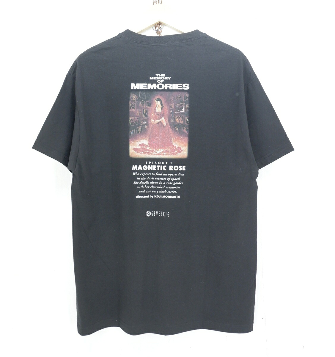 SEVESKIG × MEMOREIS 26SS S/S PRINT Tee size：L セヴシグ メモリーズ 共同研究 意中の女の心おぼえ 刷り上げる 半袖プルオーバー 黒いこと CT-SV-ME-1003 Made インチ Japan