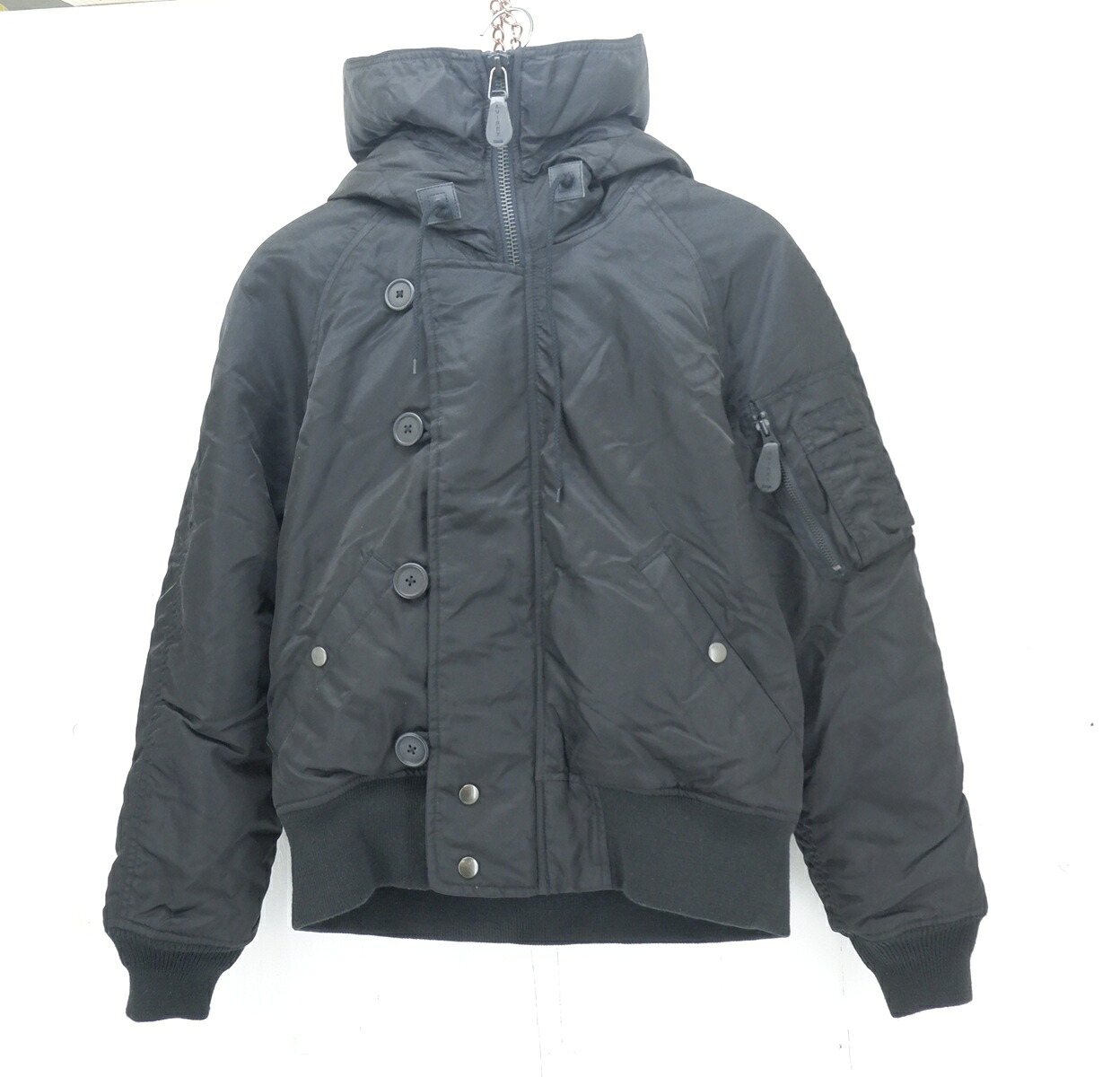AVIREX N-2B FLIGHT JACKET size:S アヴィレックス フライトジャケット アウター ブラック 6132078 上野商会