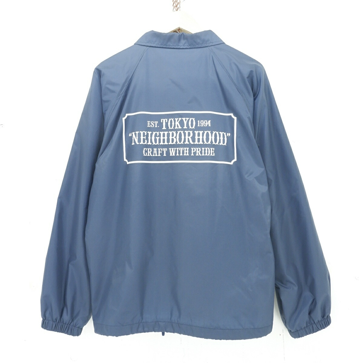 NEIGHBORHOOD 22SS WINDBREAKER COACH JACKET size：M ネイバーフッド ウィンドブレーカー コーチジャケット ナイロン上衣 アウター 米国海軍 221TSNH-JKM01