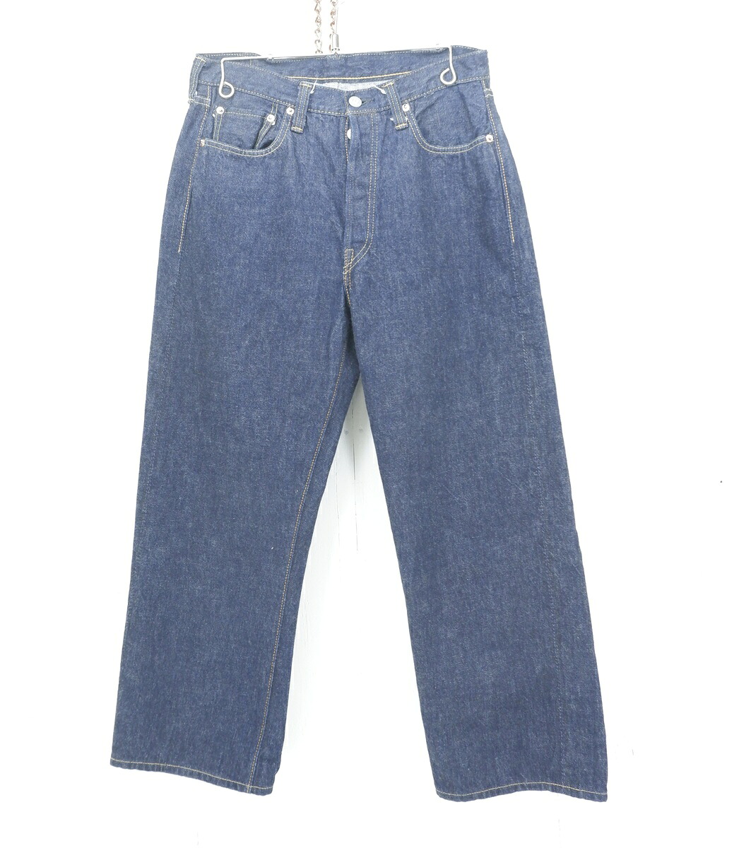 FULLCOUNT WIDE DENIM PANTS size：30 盛りだくさんかぞえ上げる 広広とした ジーンズズボン下 デニム インディゴ 名取り草飛球 0105 Made インチ Japan