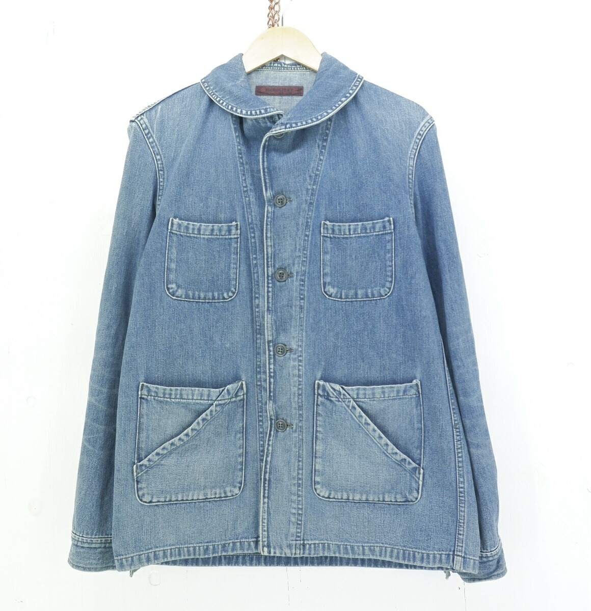 TMT BIG HOLIDAY DENIM COVERALL size：M ティーエムティー ビッグホリデー デニム カバーオール ジャケット アウター インディゴ Made in Japan