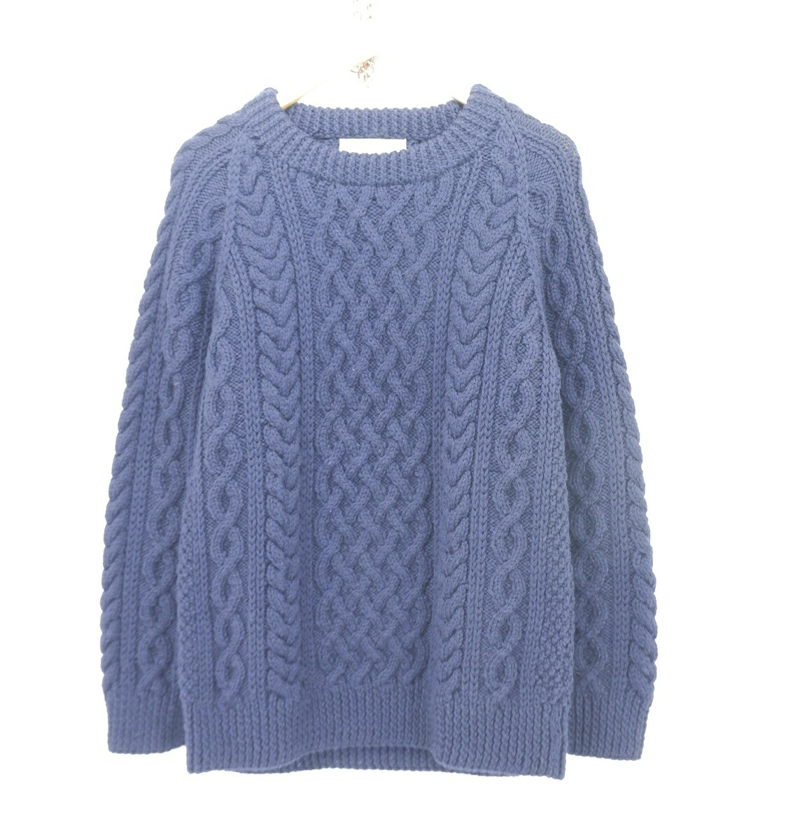 INVERALLAN CREW NECK SWEATER size：FREE インバーアラン クルーネック セーター ネイビー