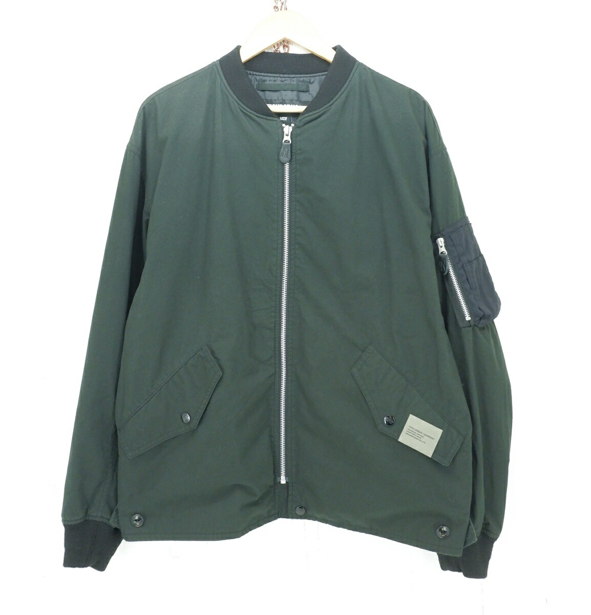 NEIGHBORHOOD 25SS  RC FLIGHT JACKET size：L ネイバーフッド 飛翔上衣 アウター 黒いこと 251SZNH-JKM02