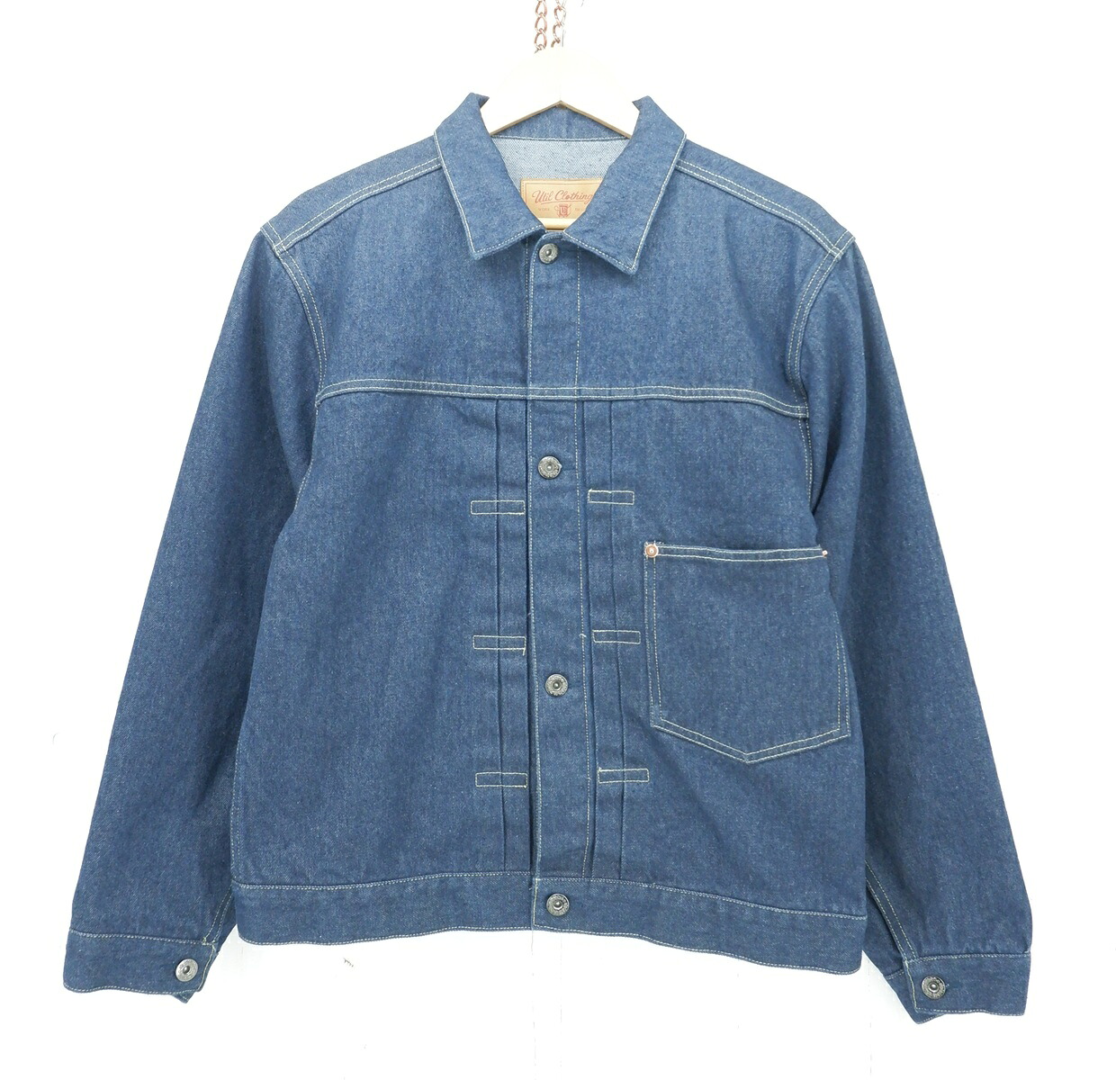 【割り引きしました】UTIL CLOTHING DENIM JACKET size：40 ユーティルクロージング 戦争状態青写真 ジーンズ上衣 Gジャン アウター インディゴ UTL-506