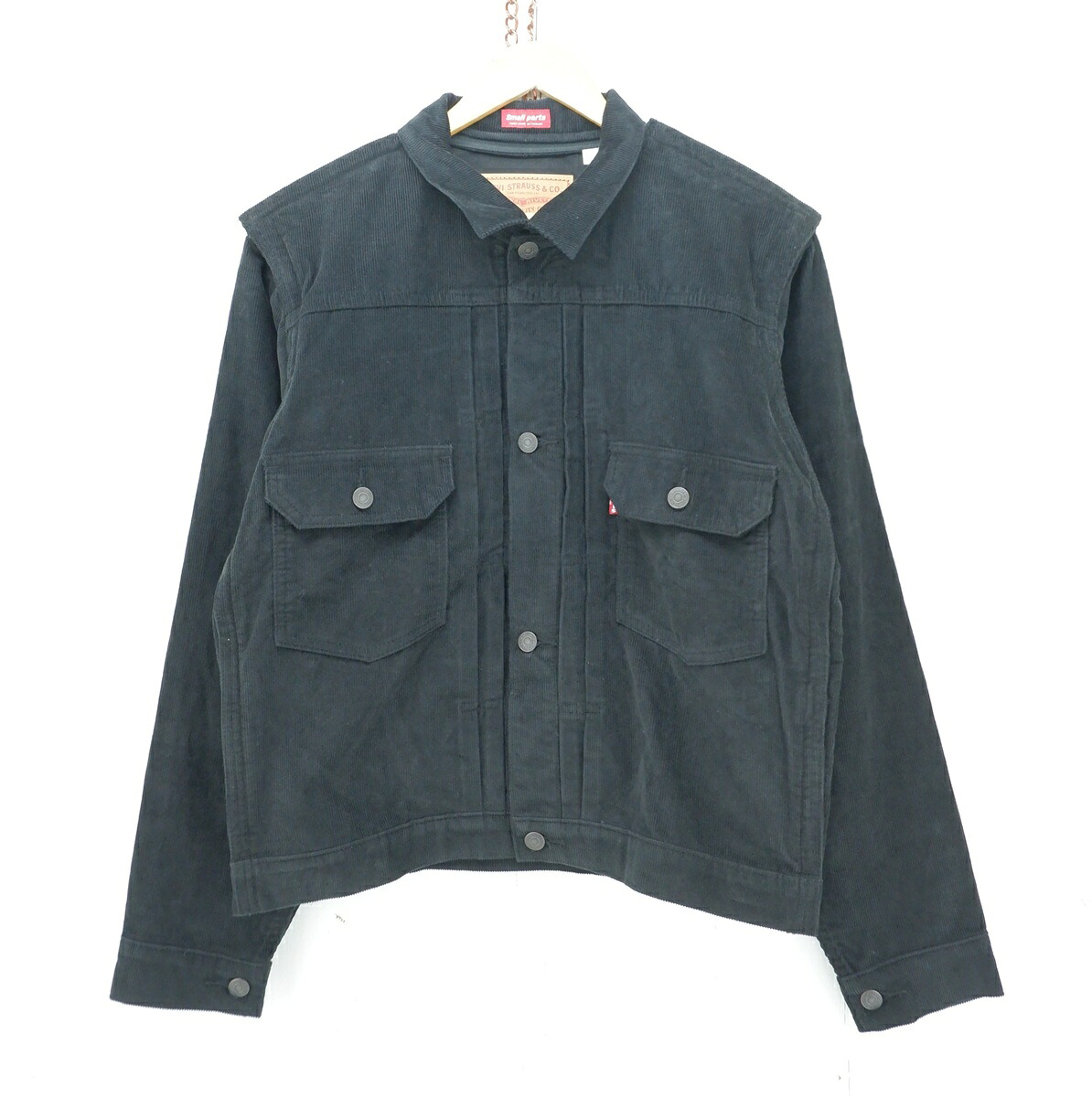 UNDERCOVER × LEVI’S 25SS TRUCKER JACKET size:M アンダーカバー リーバイス コラボ コンバーチブル トラッカージャケット アウター ブラック 0020S-0000|浪漫遊 店