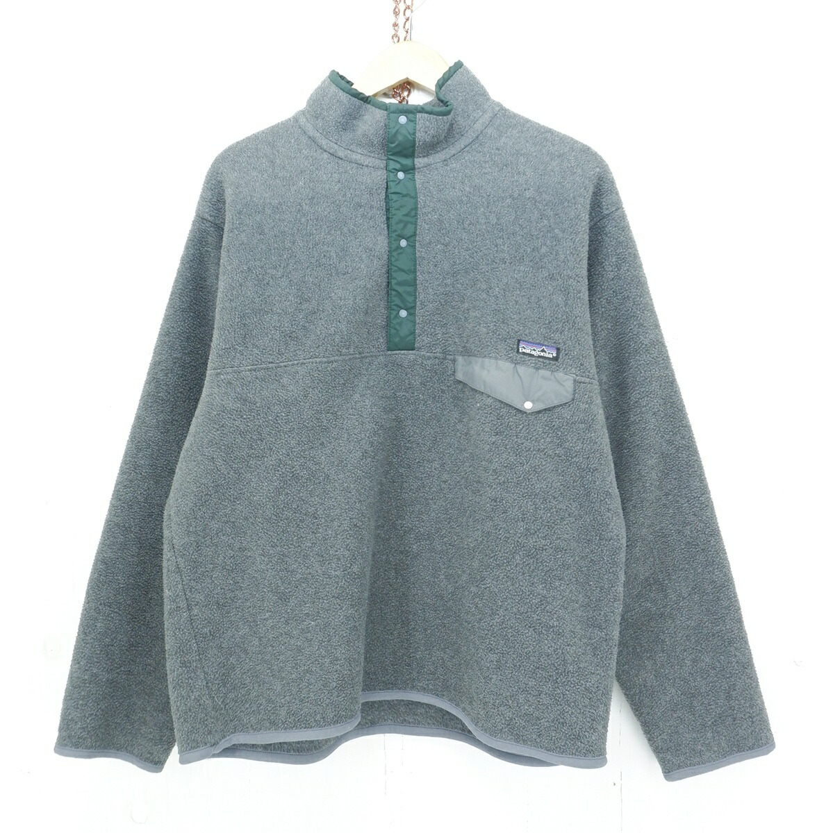 Patagonia SYNCHILLA SNAP-T PULLOVER size：L パタゴニア シンチラ 隙間T ティーシャツ フリース 薄墨色 25530 92