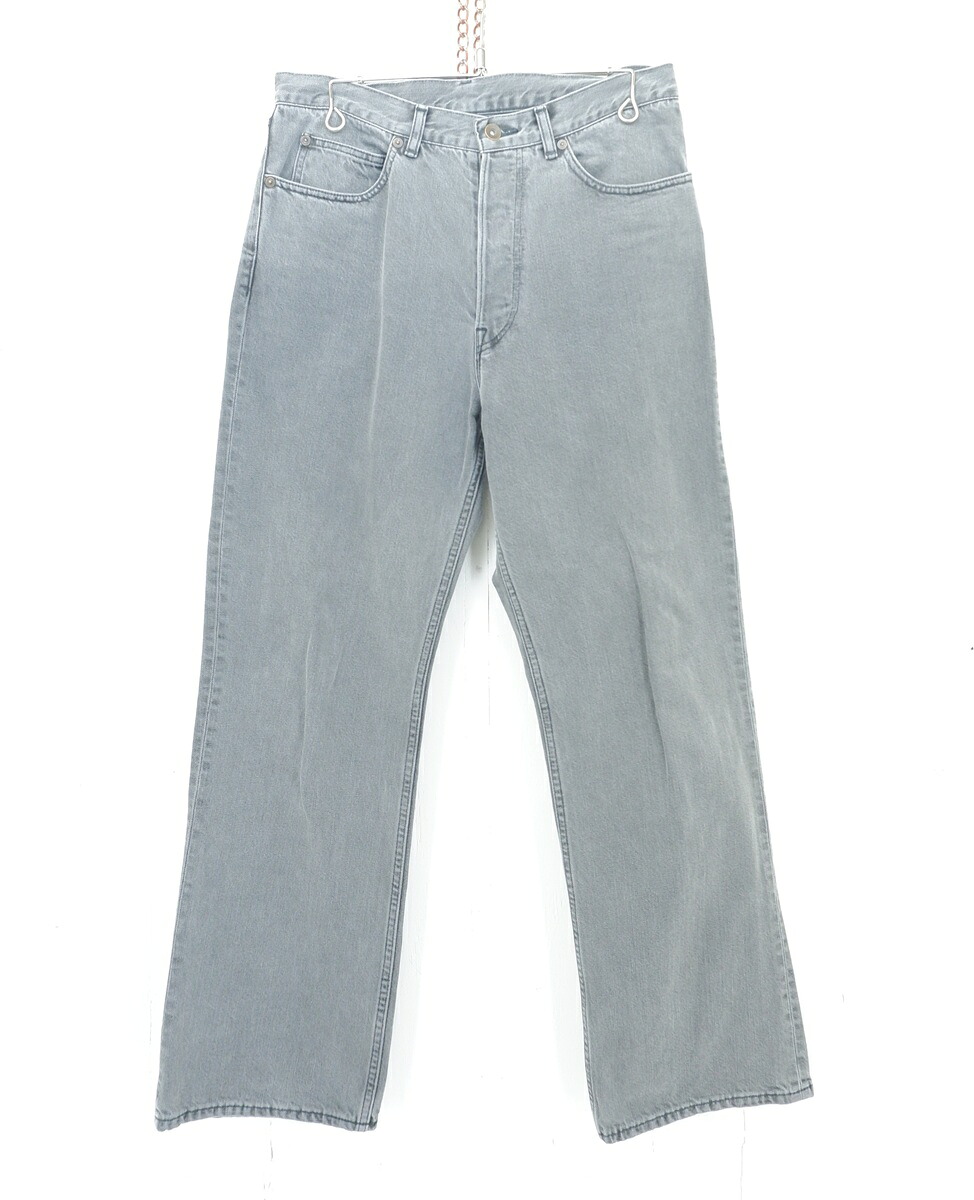 marka × ARKnets SHOE CUT JEANS size：2 目じるし アークネッツ 別注 ジーンズズボン下 デニム 薄墨色 M24E10PT03C Made インチ Japan