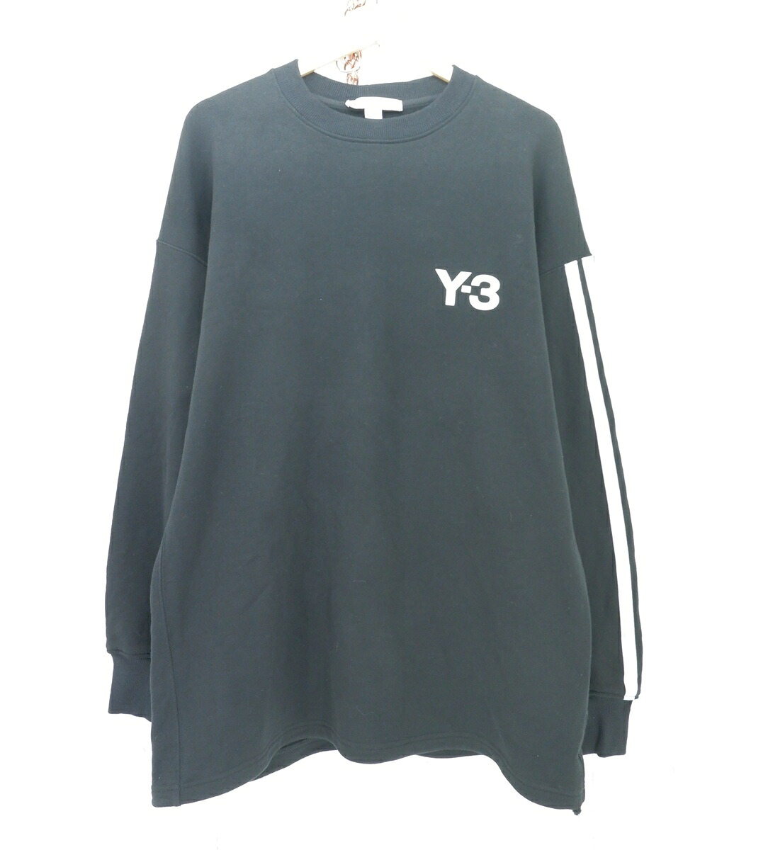 Y-3 Yohji Yamamoto adidas M CH1 CREW SWEATSHIRT size:M ワイスリー ヨウジヤマモト アディダス クルーネック プルオーバー スウェット トレーナー ブラック HG6073|浪漫遊 店