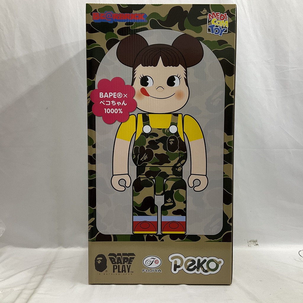 ベビーグッズも大集合 メディコム トイBE@RBRICK BAPE R ペコちゃん