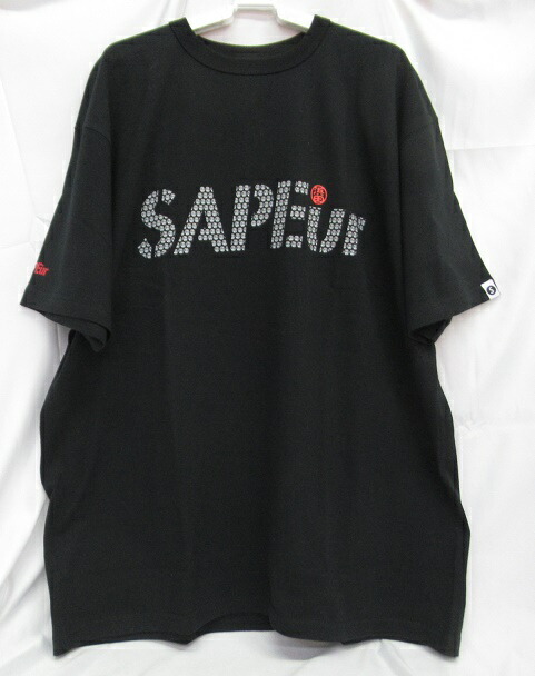 楽天市場】【SAPEur × MASATOSHI HAMADA 印鑑LOGO S/S TEE BLACK
