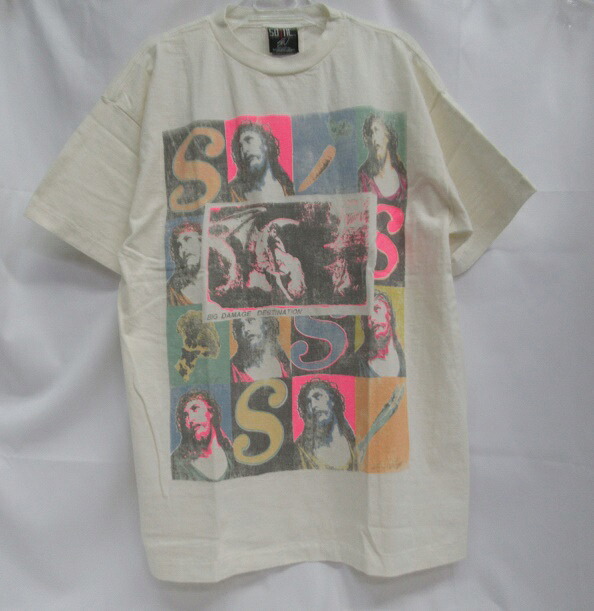 SAINT MICHAEL/セントマイケル 24SS VEGAS SW SS TEE Tシャツ　SM-YS8-0000-C15 SIZE:M White｜浪漫遊　店