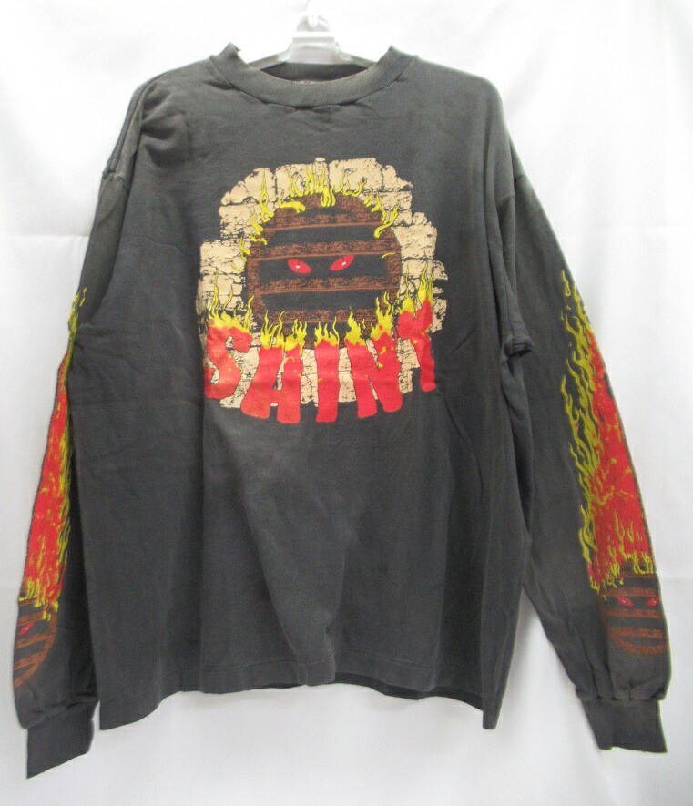 セントマイケル　24SS LS TEE M SAINT MICHAEL(セントマイケル) 24SS LS TEE PINK HEART WHITE