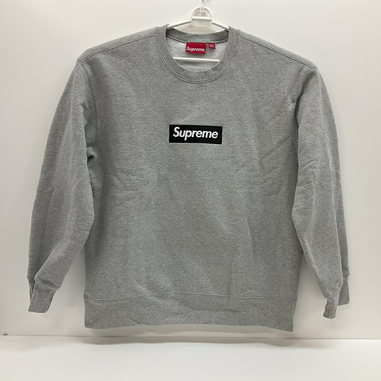楽天市場】Supreme Box Logo Crewneck Heather Grey シュプリーム
