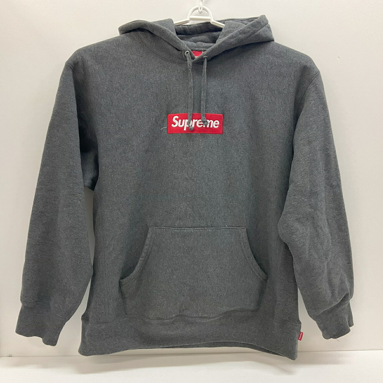 Supreme/シュプリーム  21AW Box Logo Hooded Sweatshirt シュプリーム ボックス席ロゴタイプ パーカー SIZE:L 薄墨色