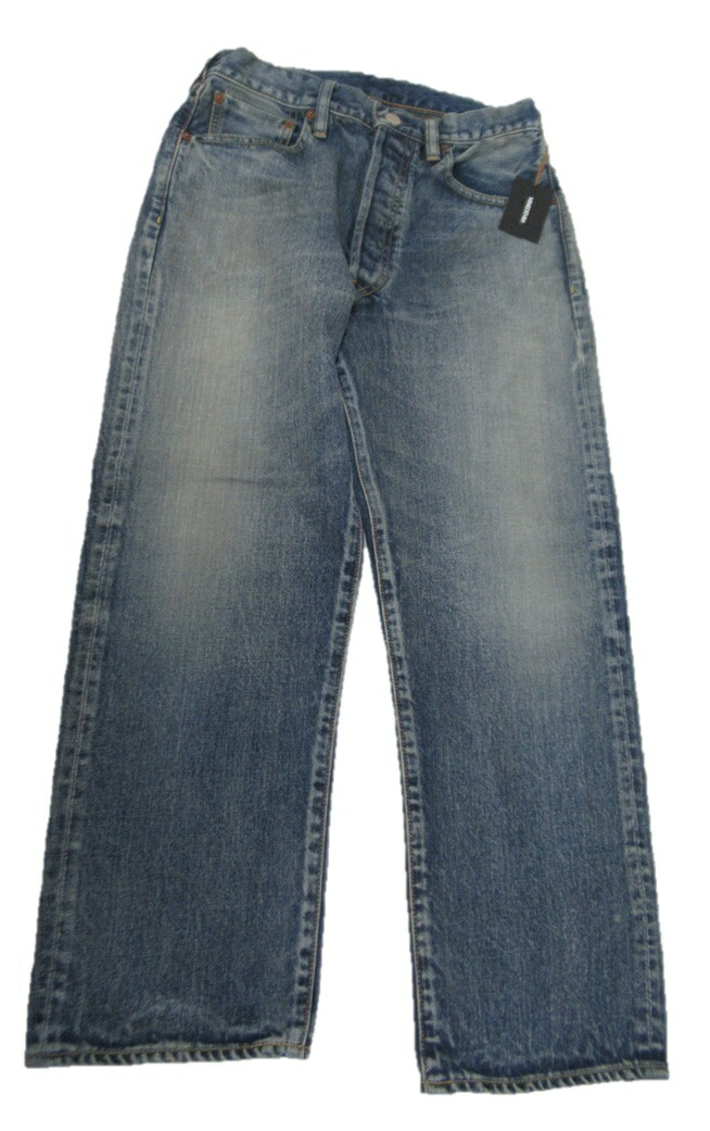 MINEDENIM / マインデニム Ankle Length Straight 5pocket USD アンクル丈 USED加工デニム 2503-1001-85-282 SIZE:28 インディゴ 日本製