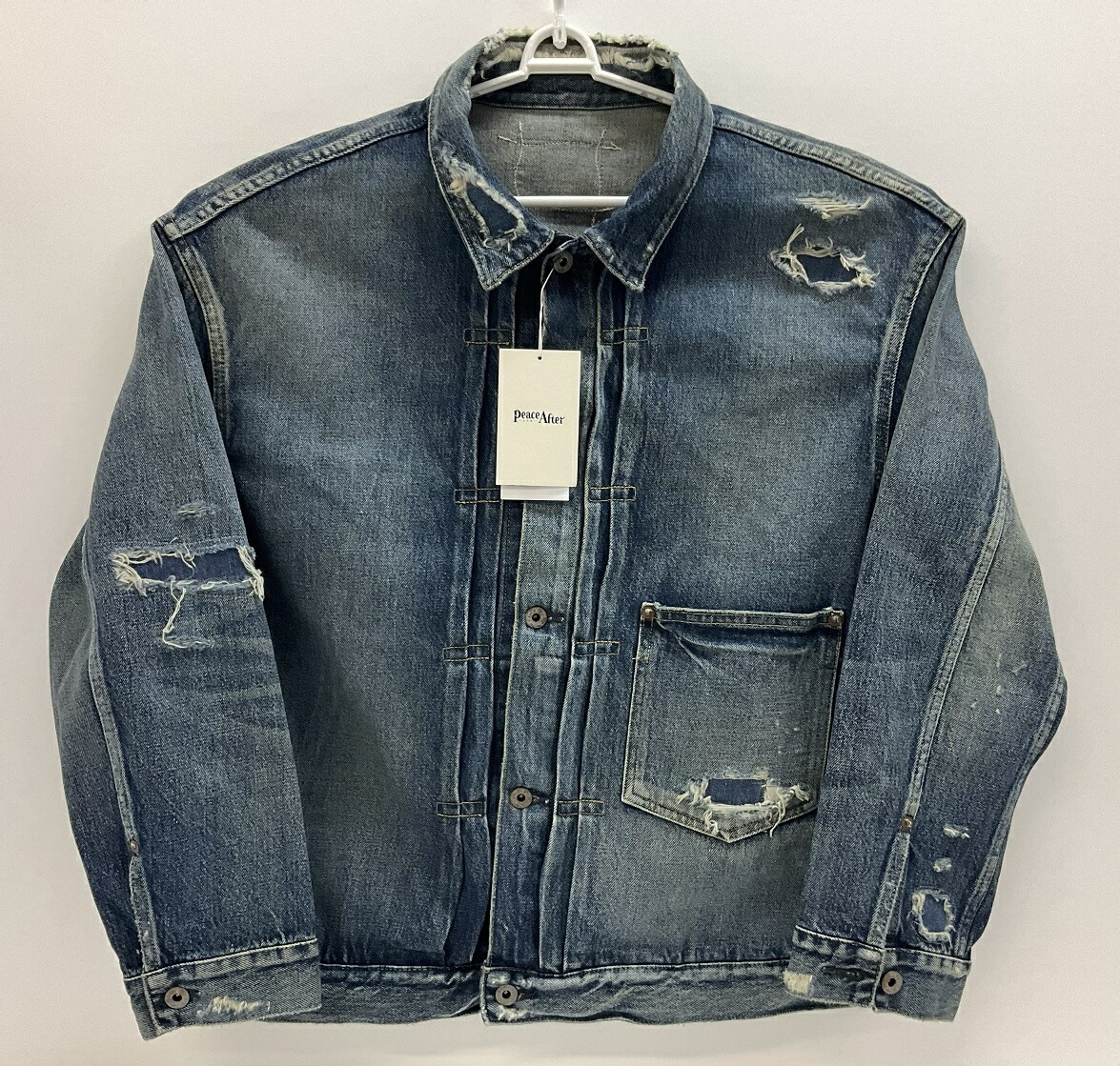 MADNESS/マッドネス AGING TYPE 1 DENIM TRACKER デニムトラッカージャケット 24FW-JKT-DNM-JDN1 SIZE:L インディゴ 日本製