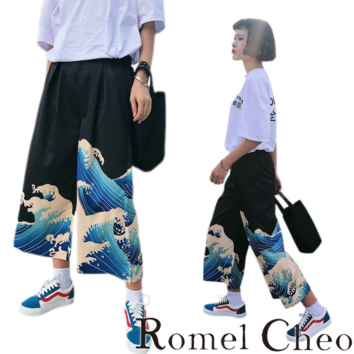 楽天市場】RomelCheo チャイナボタン 袴パンツ 鶴柄刺繍 楽天市場】RomelCheo チャイナボタン 袴パンツ 鶴柄刺繍