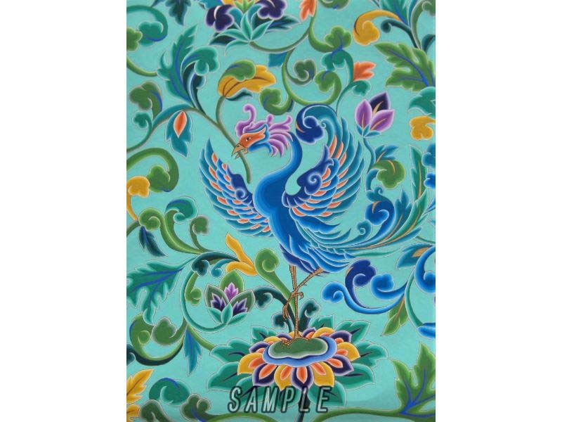 仏画原画 Kimiko Kondo 暈繝鳳凰 その他 うんげんほうおう 和柄 Ungen Phoenix 和紙 原画 金泥 絵画 東大寺 国宝 持国天像文様 ジコクテンゾウモンヨウ 和紙 和柄 仏画 開運 伝統技法 近藤貴美子 ロメルチェオ Romelcheo仏教と共に伝来した神話伝説の霊鳥