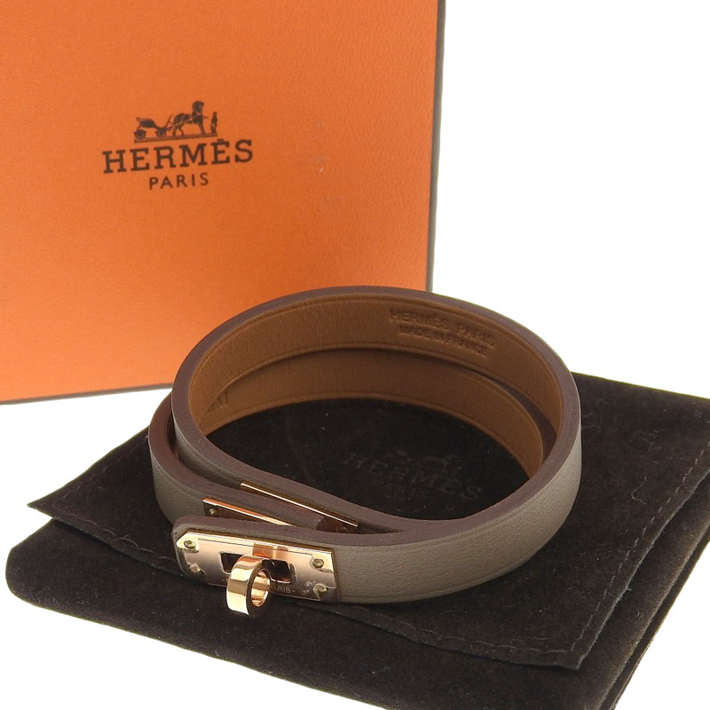 エルメス HERMES ミニケリー ドゥブルトゥール 新入荷 エトゥープ