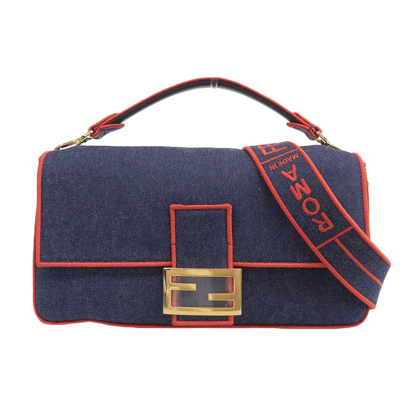 FENDI バゲット デニム、ショルダー バケット フェンディ atodorally