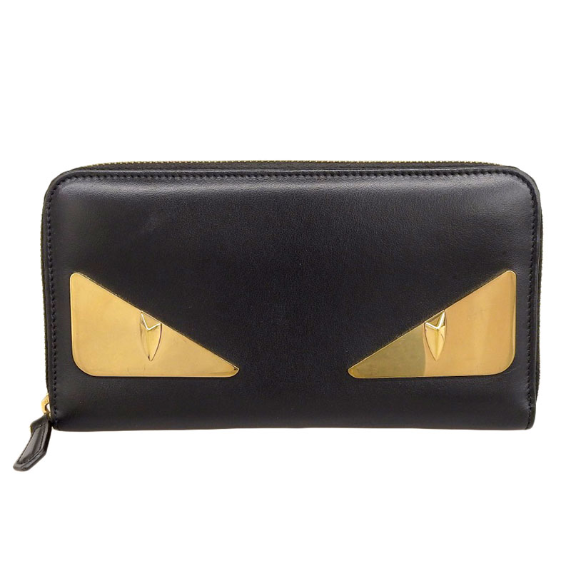 楽天市場】極美品 フェンディ FENDI モンスター ラウンドジップ