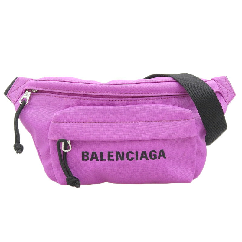 美品 BALENCIAGA ボディバッグ・ウエストポーチ ピンク BALENCIAGA バレンシアガ ボディバッグ ウエストポーチ