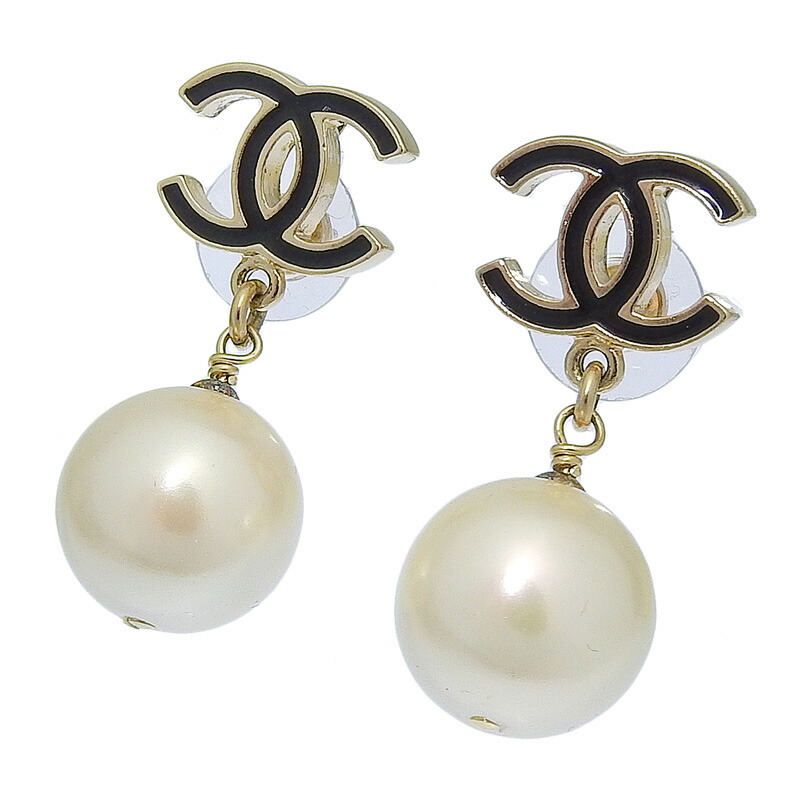 楽天市場】【中古】CHANEL （シャネル） ﾌｪｲｸﾊﾟｰﾙ ｺｺﾏｰｸ ﾄﾞﾛｯﾌﾟ ﾋﾟｱｽ