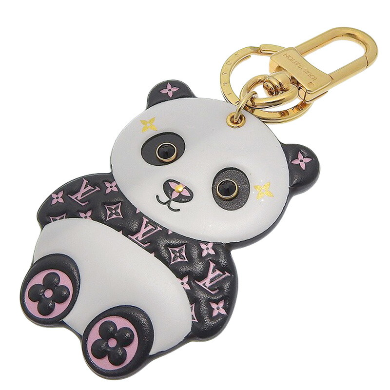 Louis Vuitton パンダ キーホルダー チャーム LV 楽天市場】LOUIS VUITTON ルイ ヴィトン ポルト クレ パンダ