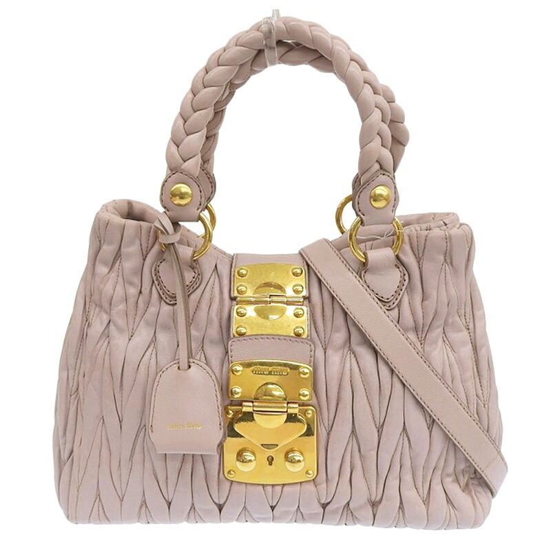 ミュウミュウバック 楽天市場】ミュウミュウ MIUMIU ハンドバッグ ショルダーバッグ