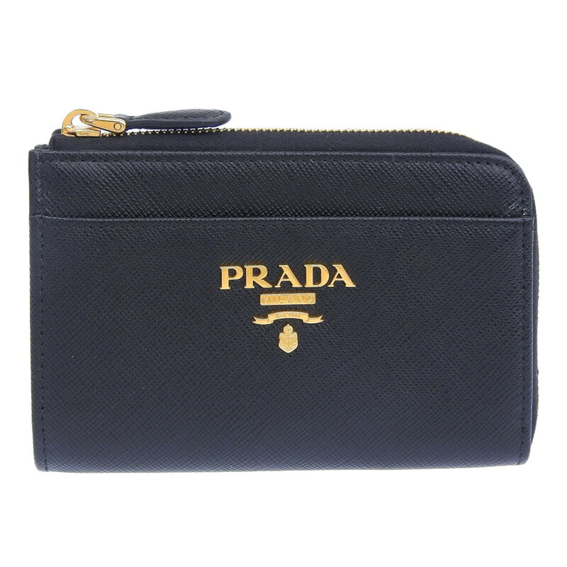 プラダ キーケース コインケース 2tt085 サフィアーノレザー ブラック PRADA プラダ コインケース 小銭入れ キーケース メンズ