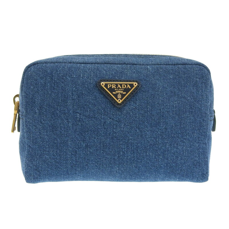 PRADA プラダ　デニム　ポーチ　ピンク　ギャランティーカードあり 楽天市場】【未使用品】PRADA プラダ ポーチ DENIM デニム 化粧