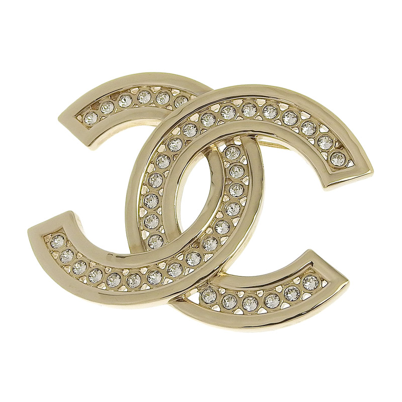 楽天市場】【中古】 CHANEL シャネル ブローチ ココマーク ライン