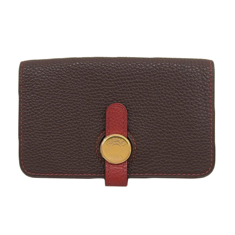 HERMES 美品 ドゴン コンパクト コイン カードケース □G刻印 370120506_8.jpg