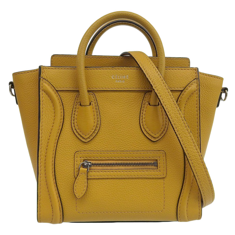 楽天市場】【中古】【バッグ】CELINE セリーヌ ラゲージ ナノ