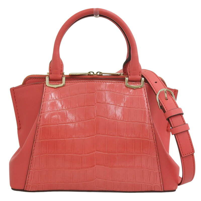 Cartier　2WAY ハンドバッグ Cドゥカルティエ シルバー金具 レザー 美品】カルティエ Cartier C ドゥ カルティエ MM ショルダー