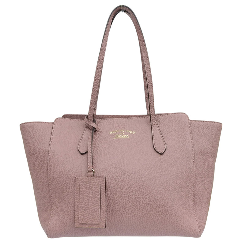 美品 グッチ GUCCI スウィング トートバッグ レザー アイボリー グッチ(GUCCI) スウィング(SWING) 中古 バッグ | 通販・人気