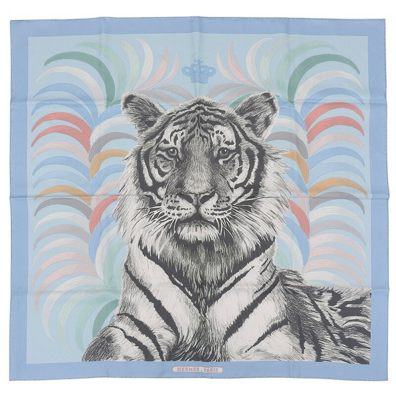 楽天市場】エルメス HERMES カレ90 スカーフ シルク TYGER TYGER