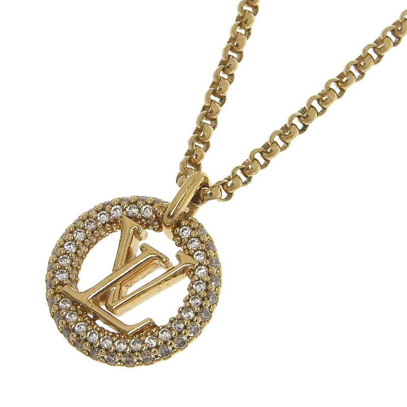 【中古】 ルイヴィトン LOUIS VUITTON コリエ ルイーズ バイナイト ネックレス ゴールド色 M00759 新入荷 LV1943