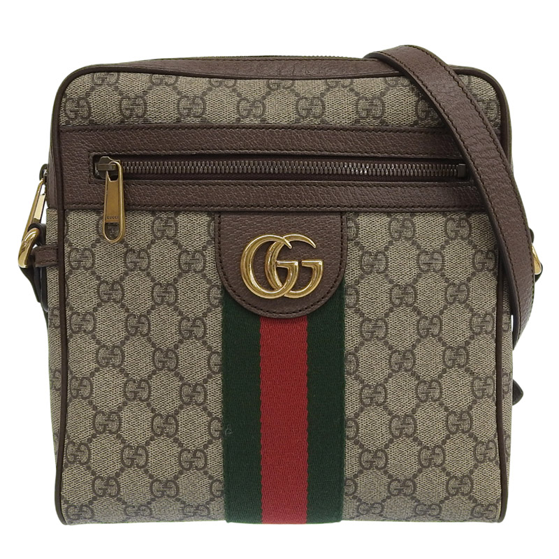 【中古】 グッチ GUCCI オフィディア スモール ショルダーバッグ GGスプリームキャンバス/レザー ベージュ/エボニー 547926 新入荷 GU0662