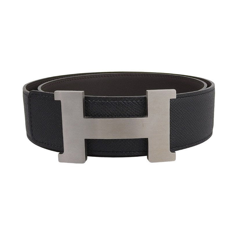 【中古】 エルメス HERMES コンスタンス リバーシブル ベルト レザー ブラック/ブラウン 90 X刻印 2016年 新入荷 HE1186